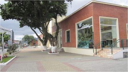 Estação ferroviária de Jaraguá do Sul após revitalização